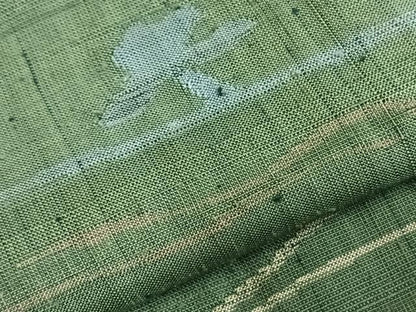 平和屋着物▽訪問着　単衣　紬地　幾何学文様　正絹　逸品　AABC3939fy