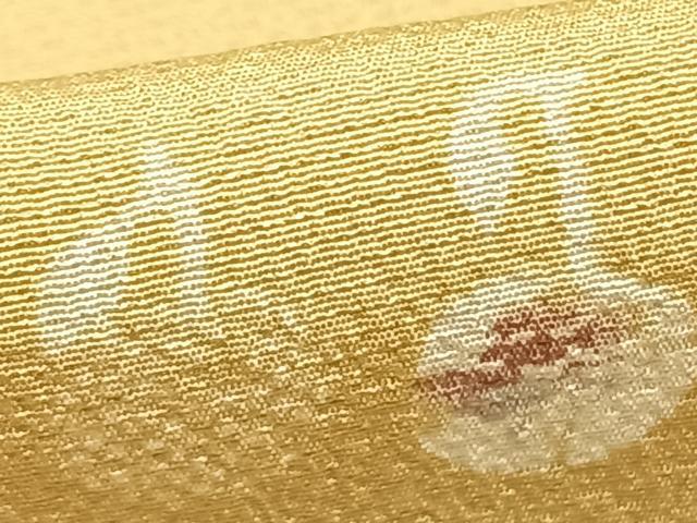 平和屋着物▽上質な小紋 単衣 林檎 正絹 逸品 AABC3957fy