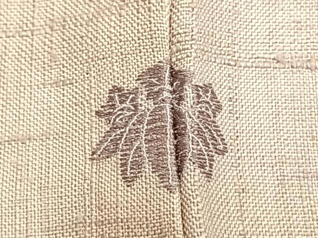 平和屋着物▽訪問着 単衣 紬地 辻が花 正絹 逸品 AABC3966fy