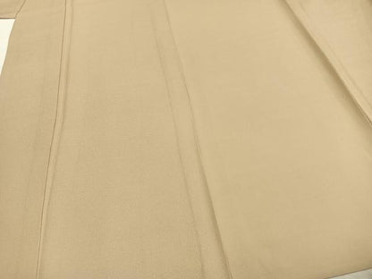 平和屋着物▽上質な色無地 単衣 浅黄色 正絹 逸品 AABC3977fy