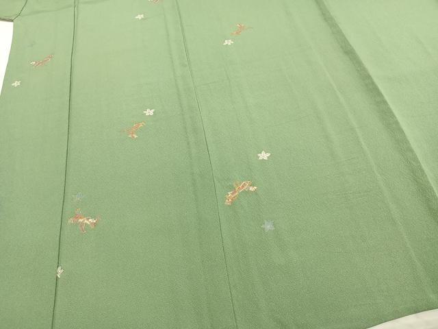 平和屋着物▽上質な小紋 単衣 束ね熨斗文 金彩 ますいわ屋