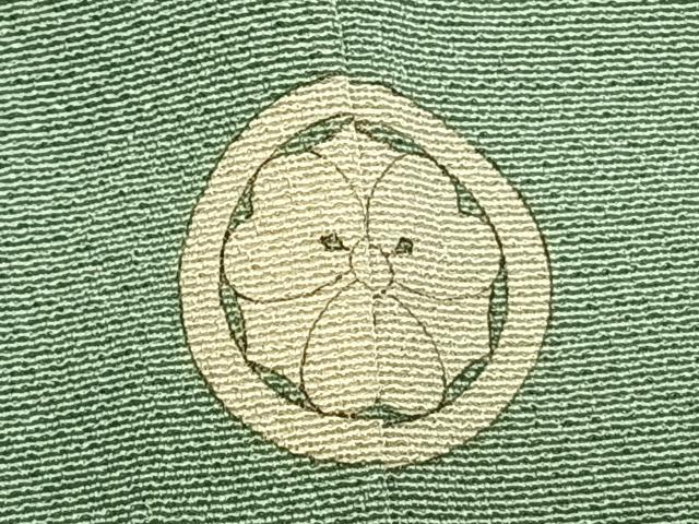 平和屋着物▽上質な色無地 単衣 錆青磁色 正絹 逸品 未使用 AABC3994fy