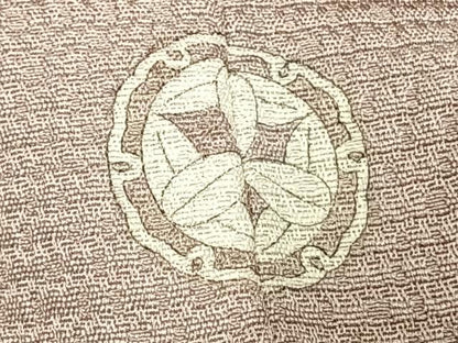 平和屋着物▽上質な色無地 単衣 鴇鼠色 正絹 逸品 未使用 AABC4005fy