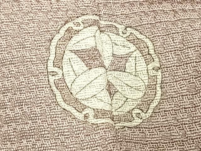 平和屋着物▽上質な色無地 単衣 鴇鼠色 正絹 逸品 未使用 AABC4005fy