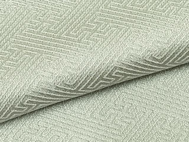 平和屋着物▽上質な色無地　単衣　紗綾形地紋　白花色　正絹　逸品　AABC4006fy
