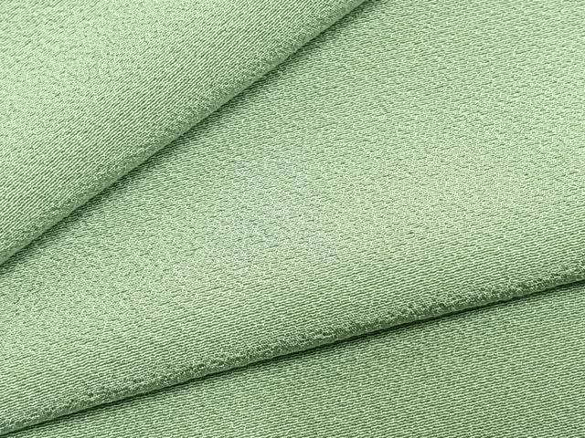 平和屋着物▽上質な色無地　単衣　薄萌葱色　正絹　逸品　未使用　AABC4007fy
