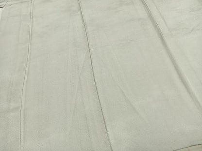平和屋着物▽上質な色無地 単衣 白花色 正絹 逸品 AABC4008fy