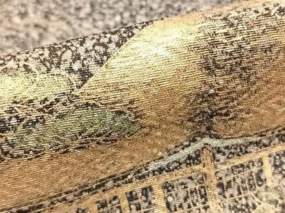 平和屋着物▽訪問着 単衣 風景文 正絹 逸品 AABC4024fy