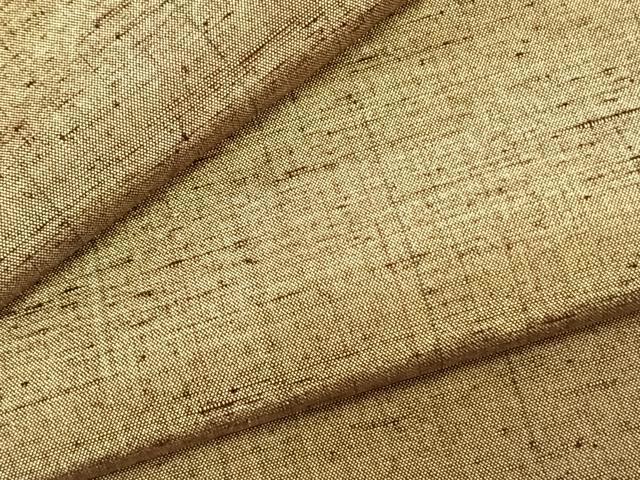 平和屋着物▽上質な紬 単衣 縞 正絹 逸品 未使用 AABC4033fy