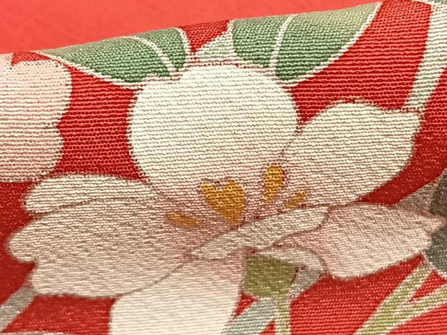 平和屋着物▽訪問着 単衣 作家物 枝花文 暈し染め 正絹 逸品 AABC4039fy