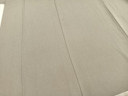 平和屋着物▽江戸小紋 単衣 角通し 正絹 逸品 AABC4041fy