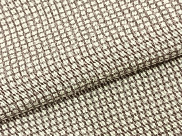 平和屋着物▽江戸小紋 単衣 角通し 正絹 逸品 AABC4041fy