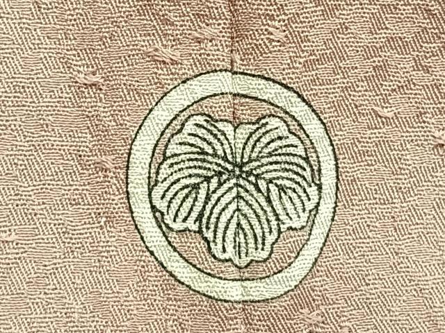 平和屋着物▽色無地 単衣 灰桜色 洗える着物 AABC4044fy