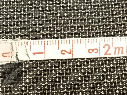平和屋着物▽本塩沢 単衣 140亀甲 抽象文様 さが美扱い 正絹 逸品 AABC4049fy