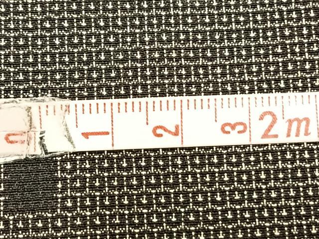 平和屋着物▽本塩沢 単衣 140亀甲 抽象文様 さが美扱い 正絹 逸品 AABC4049fy
