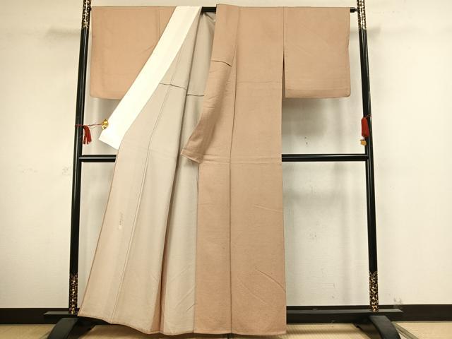 平和屋着物▽江戸小紋 単衣 作家物 鮫小紋柄 正絹 逸品 AABC4082fy