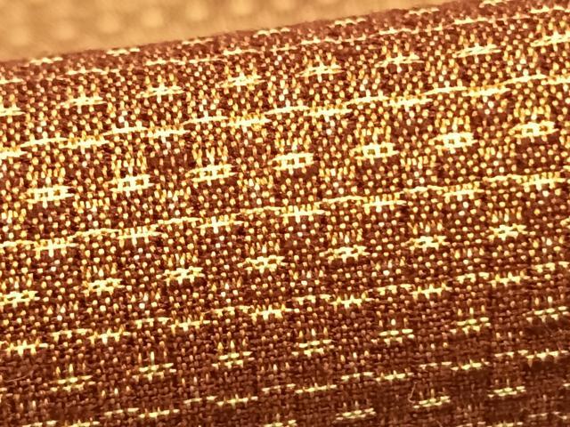 平和屋着物▽上質な紬 単衣 亀甲柄 正絹 逸品 AABC4092fy
