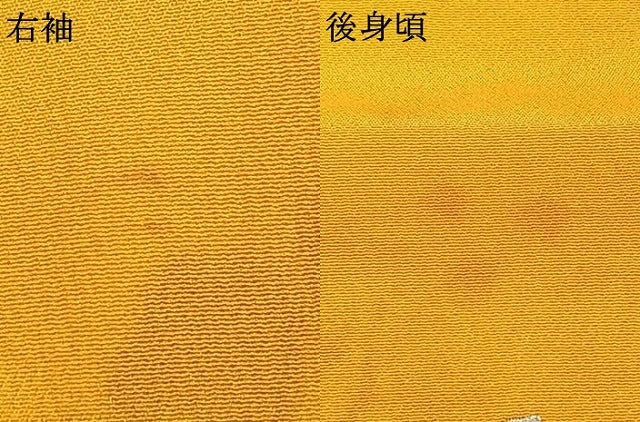 平和屋着物▽小紋　単衣　草花文　銀彩　洗える着物　AABC4098fy