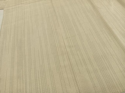 平和屋着物▽本塩沢 単衣 110亀甲 十字絣 ほていや扱い 正絹 逸品 AABC4102fy