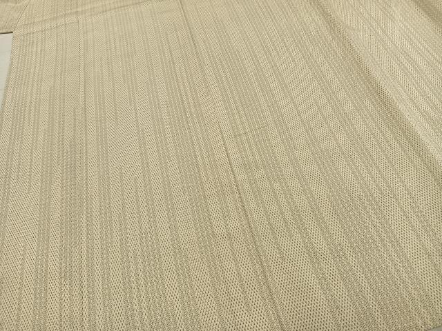 平和屋着物▽本塩沢 単衣 110亀甲 十字絣 ほていや扱い 正絹 逸品 AABC4102fy