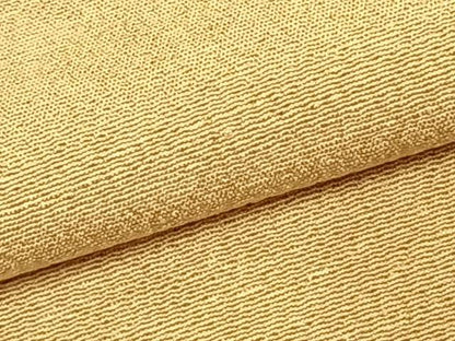 平和屋着物▽上質な色無地　単衣　卵色　正絹　逸品　AABC4108fy