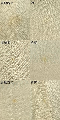 平和屋着物▽訪問着 単衣 刺繍 花蝶文 金彩 正絹 逸品 AABC4112fy