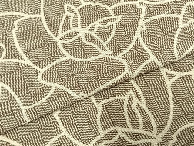 平和屋着物▽小紋　単衣　花尽くし　綿　AABC4118fy