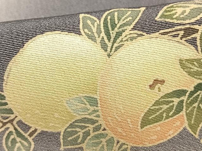平和屋着物▽訪問着 単衣 蔦の葉文 暈し染め 正絹 逸品 AABC4120fy