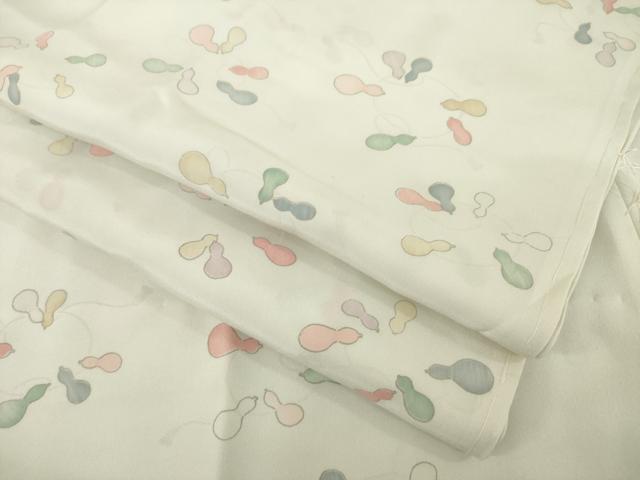 平和屋着物●長襦袢 無双仕立て 瓢箪 銀座越後屋扱い 正絹 逸品 未使用 AABC4144ck