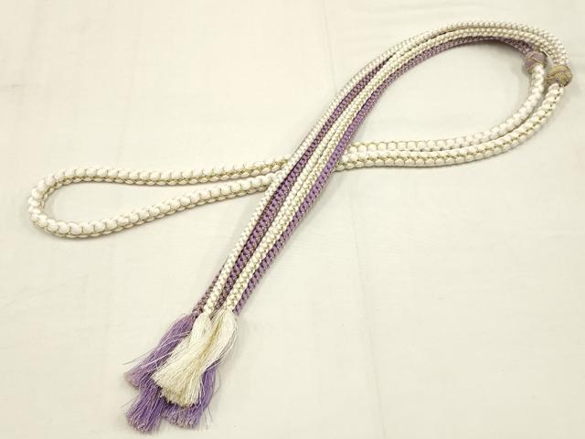 平和屋本店●和装小物 帯締め・帯揚げセット 振袖用 総絞り 霞花文 暈し染め あわじ玉 金糸 金彩 逸品 AABC4205ay