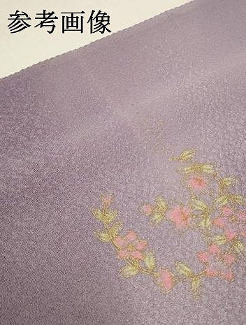 平和屋本店●和装小物 帯締め・帯揚げセット 花丸文 暈し染め 金糸 金彩 正絹 逸品 未使用 AABC4270ay