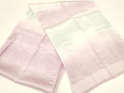 平和屋本店●和装小物　帯締め・帯揚げセット　京百選 繭尽　暈し染め　彩と絹　共箱付き　逸品　未使用　AABC4286ay