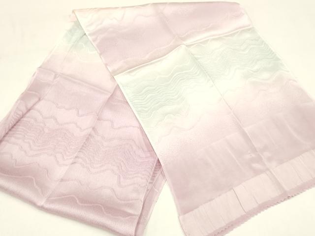 平和屋本店●和装小物　帯締め・帯揚げセット　京百選 繭尽　暈し染め　彩と絹　共箱付き　逸品　未使用　AABC4286ay