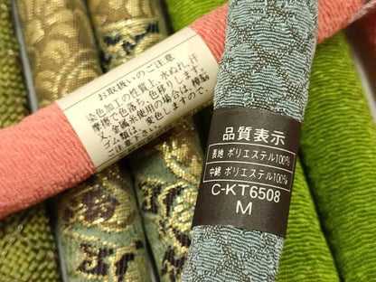 平和屋着物●和装小物　上質な帯締め10本セット　丸ぐけ　刺繍　暈し　金糸　金彩　飾り玉　小田巻　木玉　逸品　未使用品あり　AABC4369ay