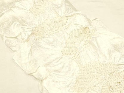 平和屋着物●和装小物　帯締め・帯揚げセット　礼装用　柄絞り　松　金糸　金彩　逸品　未使用　AABC4385ay