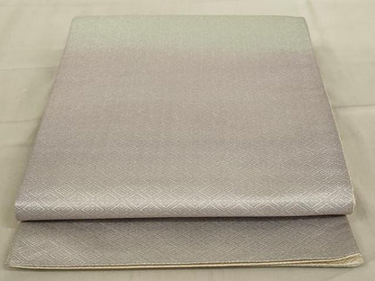 平和屋着物◎佐賀錦　全通柄袋帯　霞文　銀糸　正絹　逸品　AABC4424ou