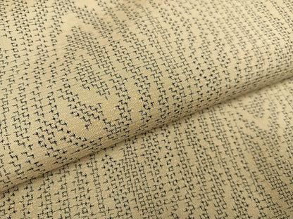 平和屋着物●上質な紬 杢目文 正絹 逸品 未使用 AABC4461ph