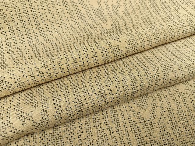平和屋着物●上質な紬 杢目文 正絹 逸品 未使用 AABC4461ph