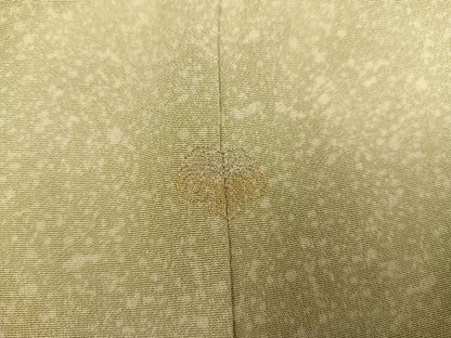 平和屋着物●訪問着 友禅 鴛鴦枝花文 暈し染め 金銀彩 正絹 逸品 AABC4471ph