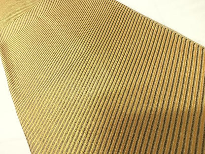 平和屋着物◎佐賀錦　六通柄袋帯　斜縞　正絹　逸品　AABC4599yx