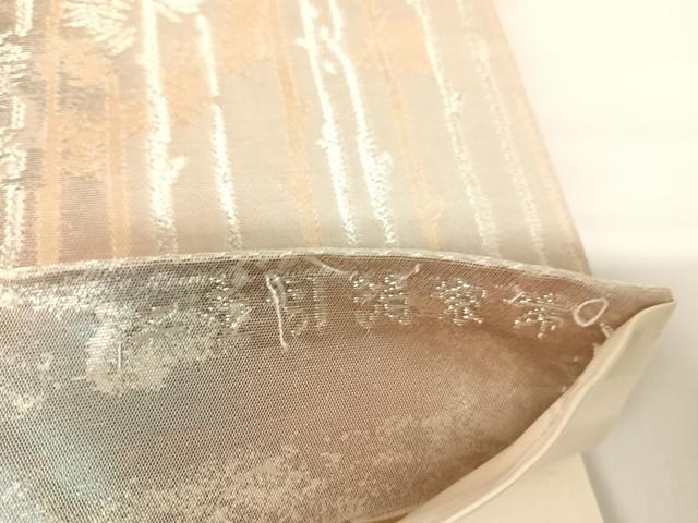 平和屋着物◎六通柄袋帯　京洛錦　二重引箔袋帯　正絹　逸品　AABC4630yx