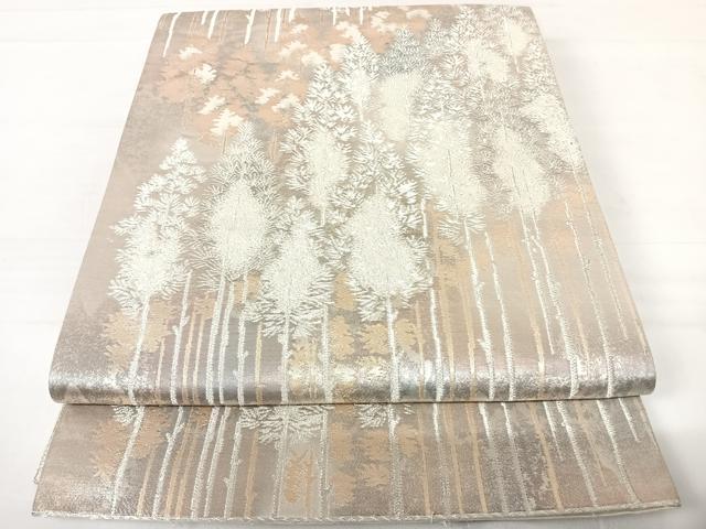 平和屋着物◎六通柄袋帯　京洛錦　二重引箔袋帯　正絹　逸品　AABC4630yx