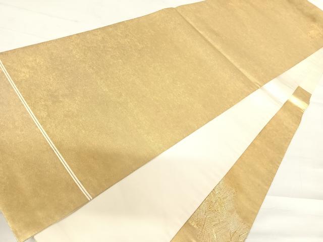 平和屋着物◎太鼓柄袋帯　浜松文　金糸　正絹　逸品　AABC4640yx