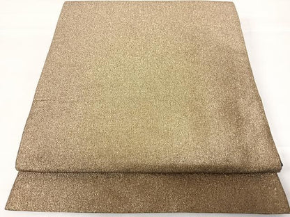平和屋着物◎全通柄袋帯　霞文　金糸　正絹　逸品　AABC4674yx