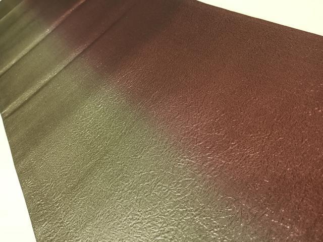 平和屋着物◎全通柄袋帯　霞文　正絹　逸品　AABC4681yx