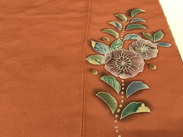 平和屋着物●訪問着　辻が花　絞り　暈し染め　金彩　正絹　逸品　AABC4816zg
