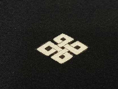 平和屋着物●豪華黒留袖 手描き 人物文 舞桜 暈し染め 正絹 逸品 AABC4821zg