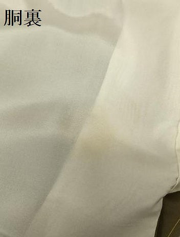 平和屋着物●上質な小紋　変わり縞　暈し染め　正絹　逸品　AABC4825zg