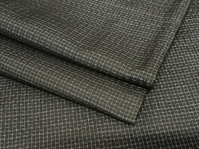 平和屋着物●男性　本場大島紬　アンサンブル　亀甲文　正絹　逸品　AABC4849zg