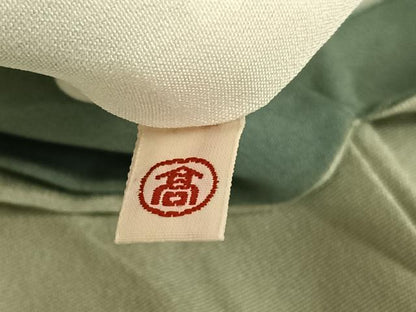 平和屋着物●訪問着　地紙枝花文　暈し染め　金彩　高島屋扱い　正絹　逸品　AABC4854zg